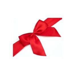 fiocco rosso per confezioni regalo